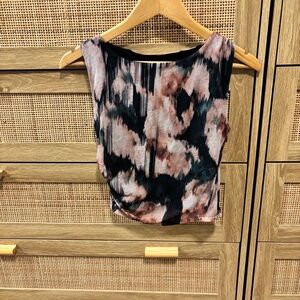 Abercrombie & Fitch Pink and Black Tank Top
